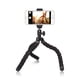 thumbnail image 1 of Phone Mini Tripod, Ruittos Premium Flexible Mobile Phone Tripod Stand Compatible with iPhone Samsung Go Pro, Small Digital Camera, Black, 1 of 5