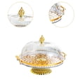 thumbnail image 6 of yotijay Cake Display Stand with Dome Cover Footed Cake Plate for Candy Donut Cookies B, 6 of 9