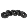 thumbnail image 1 of Sello de aceite universal Unique Bargains TC de doble labio con resorte de acero, anillo de sello para eje rotativo 15x40x10mm, caucho NBR negro de alta presión, 5 Pcs, 1 of 7