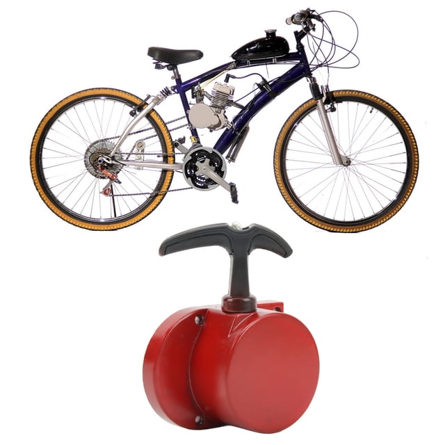 Starter de RetroCeso, Recubrimiento Negro Con Manejo de RetroCeso de RetroCeso de Baja Resistencia Precisa de Alta Resistencia Para 49cc 50cc 60cc motorizado Bicicletas