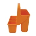 thumbnail image 4 of Pen+Gear Plastic Supply Caddy Desk Organizer, Orange, 4 of 7