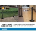 thumbnail image 4 of US Weight ChainBoss Indoor/Outdoor Orange Stanchion – Weighted Base – Black Chain, 4 of 21