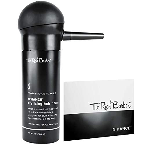 The Rich Barber® N’Hance Hair Fibers & Applicator Set Natural