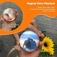 thumbnail image 3 of Minibee 2.7" Personalized Crystal Memory Sphere, Video Photo Playback Memory Orb for Anniversary, Pet Memorial, 3 of 9