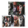 thumbnail image 2 of Johnny Depp Jigsaw Puzzle, Wood Puzzles Adult, 1000 PCS Jigsaw Puzzle Perfect for Game Nights, 2 of 8