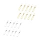 thumbnail image 1 of 20x Metal Zipper Heads Fasteners Zip Pulls for Jackets Clothes Luggage Zulema Tiradores de cremallera, 1 of 8