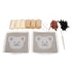 thumbnail image 1 of TICFOX Kit De Posavasos con Aguja Perforada, Kit De Hilo De Ganchillo para Alfombra DIY, Kit De Bricolaje para Principiantes, 1 of 14