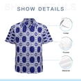 thumbnail image 7 of High Quality Hawaiian Shirts for Men Short Sleeve Aloha Beach Shirt Floral Summer Casual Button Down Shirts Blouses PCTQF2, 7 of 7