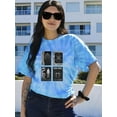 thumbnail image 2 of Modern Trendy Techno Prints Tie Dye Cyclone Women -Image by Shutterstock, Female Small, 2 of 4
