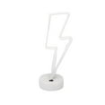 thumbnail image 2 of Flash Neon Signs LED Modeling Power Decor Night-lights "Decorative Light with Base Wall Decor Night-lights Desktop Bedroom Window Lamp Party Decoration Pink, 2 of 7