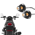 thumbnail image 3 of Universal Motorcycle LED Mini Turn Signal Eagle Eye Shape Turn Indicators 2PCS, 3 of 8