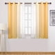 thumbnail image 1 of Cortina transparente con degradado, suave y liviana, que protege la privacidad, elegantes paneles de ventana con ojales para uso en dormitorios, poliéster de fácil cuidado, 1 pieza, 1 of 5