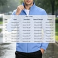 thumbnail image 3 of TRUNZI Water‑Resistant Jackets for Men Zip Up Long Sleeves Stand Collar Lightweight Elastic Cuff Windbreaker Casual Outerwear with Zipper Pockets,Sky Blue,Size XS, 3 of 9