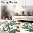 thumbnail image 2 of ODIKA 8'x10' Machine Washable Non-Slip Area Rug, Nordic Pine Branch Absorbent Floor Pair High Traffic Rug, Green, 652933, 2 of 7