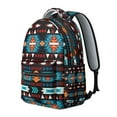 thumbnail image 2 of Chic Vintage Backpack - 17 Inch Laptop Sleeve & Multiple Compartments | Tribal Print Boho Daypack for Students, Professionals & Fashionable Commuters, 2 of 6