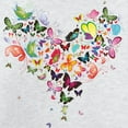 thumbnail image 3 of CafePress - Heart Of Butterflies Sweatshirt - Crew Neck Sweatshirt, 3 of 4