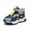 e#145Blue343, variant on CAIVO Children Outdoor Sneakers Boys Warm Comfortable Winter Hiking Shoes Thick Sole Durable Supportive Use Comfort Kids Lightweight Solid Color Footwear