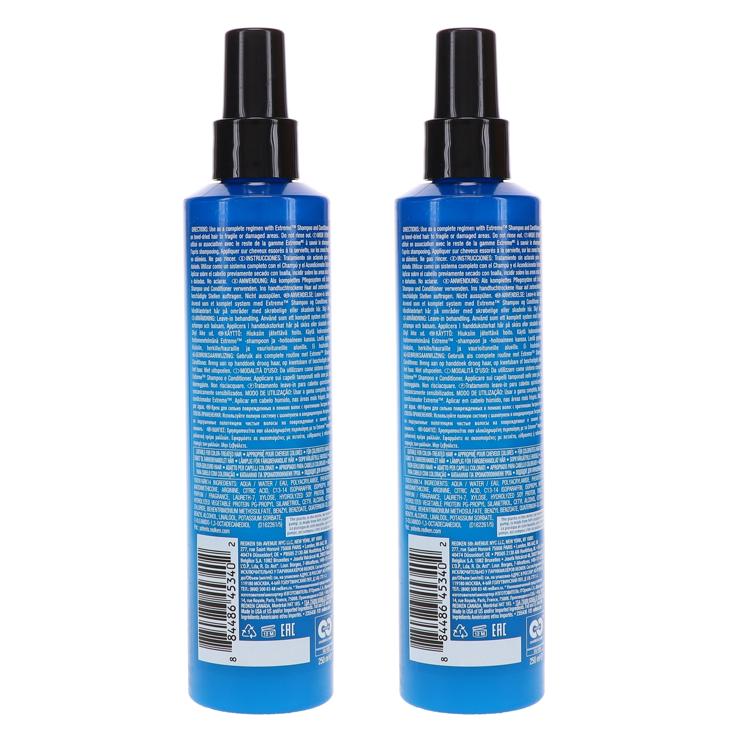 Redken Extreme Anti Snap Leave In Treatment 8.5 oz 2 Pack