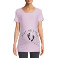 thumbnail image 4 of Time and Tru Women's Maternity Graphic T-Shirt, 4 of 6