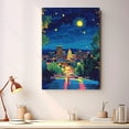 thumbnail image 2 of Boise Travel Canvas Art Print, Idaho Wall Canvas Starry Night, Boise Canvas Painting decorIdaho Travel Picture -97AZ147, 2 of 2