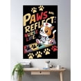 thumbnail image 2 of Paws And Reflect: Nurse Life Poster Wall Art, Modern Wall Decor, 8x12 UNFRAMED, 2 of 3