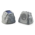 thumbnail image 2 of iHome Audio iHRK-500LTMS-PR Rechargeable Bluetooth Outdoor Solar Rock LED Speakers with Multilink - Pair (Gray Slate), 2 of 10