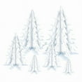 thumbnail image 2 of 3-D Clear Plastic Winter PineTree Ctrpcs, 2 of 2