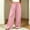Pink, variant on ZUBKTE Women's Fall Winter Sweatpants, Solid Elastic Drawstring Waist Loose Casual Long Trousers with Side Hidden Pockets S‑2XL