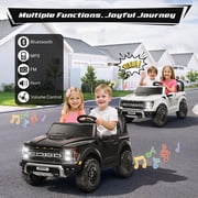 Ford F150 Raptor 24V Ride on Cars for Kids, Extra large Real 2 Seater Ride on Toys with Remote Control, Bluetooth, LED, Truck Storage, Electric Vehicles Ride on Truck for Boys Girls Gifts