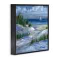 thumbnail image 2 of Stupell Industries Rustic Lodge Crooked Island Dunes & Sailboats Black Framed Giclee Art, 12 x 12, by Paul Brent, 2 of 8