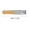 thumbnail image 4 of Unique Bargains 1pc Gradient Carbon Steel Nail Clippers 3.15" Length Orange, 4 of 6