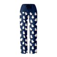 thumbnail image 4 of Fiaer,Womens Halloween Pajamas Pants Ladies Pumpkins Plus Size Pajama Cute Soft Long Bottoms Women Pjs Pj Jammies,Lounge Trousers for Sleepwear Dark Blue M, 4 of 5