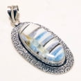 thumbnail image 2 of Blue Opal Oval Shape Gemstone Handmade Fashion Gift Pendant Jewelry 2.40" SA 326, 2 of 2