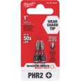 thumbnail image 1 of Puntas Inserto Shockwave Ph2 X 1  Milwaukee 48324444 Milwaukee 48324444, 1 of 5
