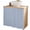 Sky Blue, Baby Blue, White, Cloud, variant on Sky Blue Line Striped Cabinet Curtains 35"W x 35"L, Farmhouse Blue Stripes Sink Skirt for Bathroom Vanity Kitchen Self Adhesive, Dust-Proof Privacy Curtain for Shelves Closet Laundry Room Pantry