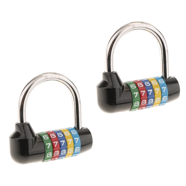 2 Piezas de Candado Reiniciable CUTICAT de Metal Y Acero Chapado para El Gimnasio