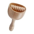 thumbnail image 1 of Copa sueca Relajante manual de madera Mejora , Herramienta ligera para esculpir el cuerpo para de oficina Masajista Con rodillos18cmX9CM SM SunniMix ayudante de masaje, 1 of 8