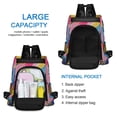 thumbnail image 6 of FORMRS Women's Travel Backpack Purse Anti-Theft Hidden Pockets Casual Shoulder Bag, Stripes Pattern, 6 of 7