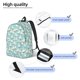 thumbnail image 3 of Balery White Geese and Flower Mochila Clásica Impresa Básica para Viaje, Mochila Escolar Resistente al Agua, Mochila de Lona con Correas Ajustables-Small, 3 of 5