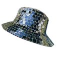 thumbnail image 2 of Chapeau de Balle Disco Blanc à Sequins Chapeau de Fête Disco, 2 of 4