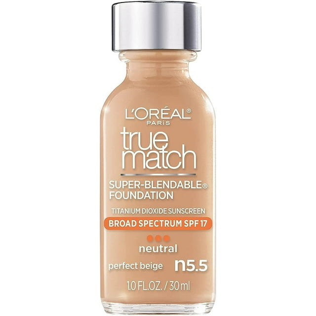 Base de maquillaje líquida L'Oreal Paris True Match Perfect Beige N5.5