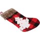 thumbnail image 1 of Medias de Navidad personalizadas clásicas, medias de Navidad de arpillera a cuadros grandes para decoración de chimenea navideña de 17 pulgadas (árbol) esquí esquí Gafas de esquí, 1 of 5