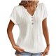 thumbnail image 2 of mfyjkho Tops Para Salir, Blusa Informal De Manga Corta Con Capucha Y Cuello En V Liso De Gran Tamaño Para Mujer Tops Para Salir Xl, 2 of 6