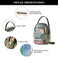 thumbnail image 4 of FORMRS Crossbody Bag for Women Quilted Travel Shoulder Cell Phone Purse with Chain Strap Handbag, Ocean Boat, 4 of 7