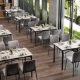thumbnail image 5 of Gymax 43'' Modern Dining Table for 4 w/Large Faux Marble Tabletop Adjustable Foot Pads, 5 of 10