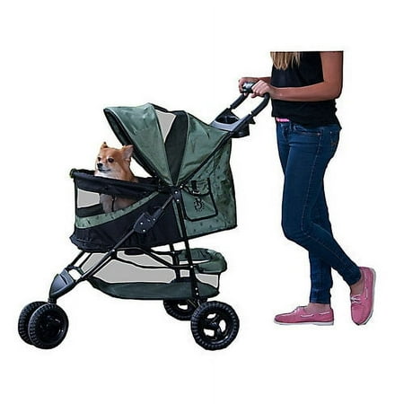 Pet Gear PG8250NZSG Special Edition No-Zip Pet Stroller, Sage