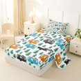 thumbnail image 2 of Erosebridal Kawaii Car Twin Sheet Sets 3pcs for Boys Girls,Happy Camping Bedding for Kids Teens,Lightweight Room Decor, 2 of 5