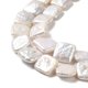 thumbnail image 3 of Natural Keshi Pearl Beads Strands Baroque Pearls Cultured Freshwater Pearl Square Grade 5A PapayaWhip 11.5~13.5x10.5~12x4.5~6mm Hole: 0.6mm about 32~66pcs/strand 14.76~14.96 inch(37.5~38cm), 3 of 3