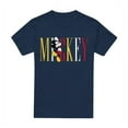 thumbnail image 1 of Disney T-Shirt Homme Mickey Mouse Multicolore avec Nom, 1 of 4
