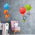 thumbnail image 3 of Pegatinas de pared con diseño de ardilla, conejo y globo, para niños, bebés, hogar, habitación infantil, bricolaje, arte decorativo adhesivo., 3 of 5